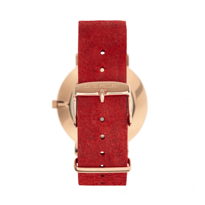 David Poulsen Uhr – Modern Red Nr. 4 – Rosegold
