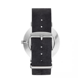 David Poulsen Uhr – Modern Graphite Nr. 0 – Silber