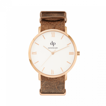 David Poulsen Uhr – Modern Camel Nr. 4 – Rosegold