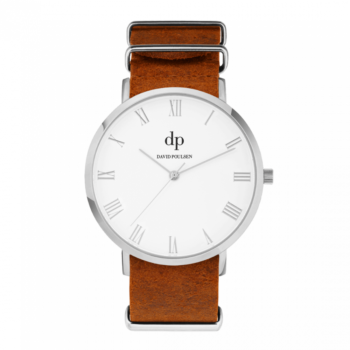 David Poulsen Uhr – Modern Ginger Nr. 12 – Silber