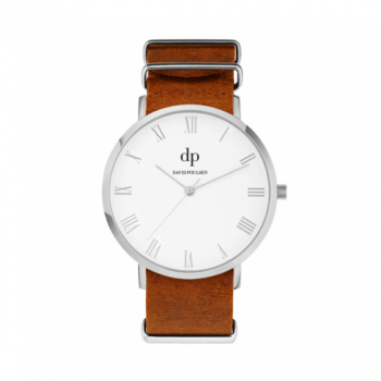 David Poulsen Uhr – Modern Ginger Nr. 12 – Silber