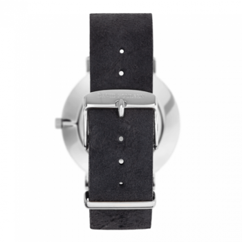 David Poulsen Uhr – Modern Graphite Nr. 0 – Silber