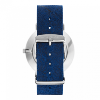 David Poulsen Uhr – Modern Navy Nr. 0 – Silber